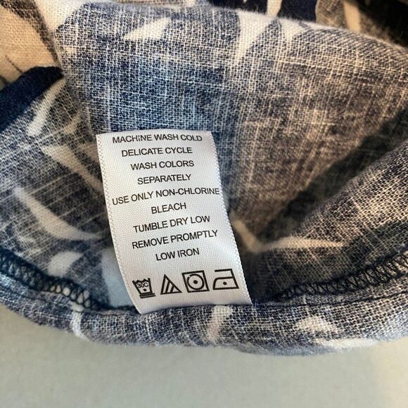 Jessica London XXL Lightweight Breathable Beachy Button Up Linen Tunic Top - Picture 7 of 7